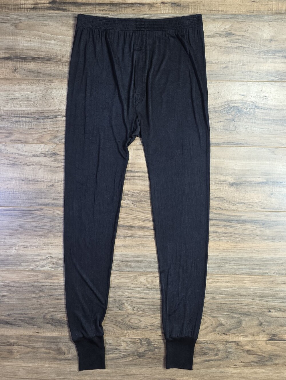 L.L. Bean Silk Thermal Pants Black Gorpcore Mens Medium Regular